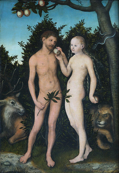 Lucas Cranach Adam and Eve 1533